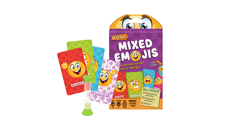 Hoyle Mixed Emojis Playing Cards by US Card Magic - Image 2