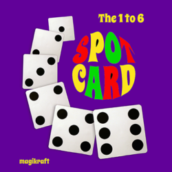 1 TO 6 SPOT CARD by Martin Lewis
