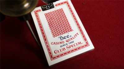 Bee Lotus Casino Grade, Red Playing Cards - Image 2