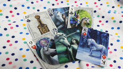 Anne Stokes Unicorns, Purple Cards by USPCC - Image 4