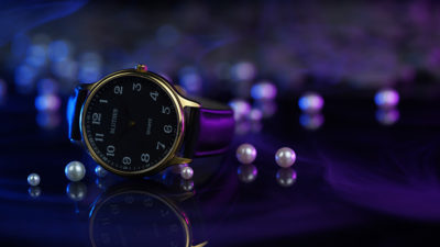 Infinity Watch V3 - Gold Case Black Dial / PEN Version, Gimmick and Online Instructions by Bluether Magic - Image 2
