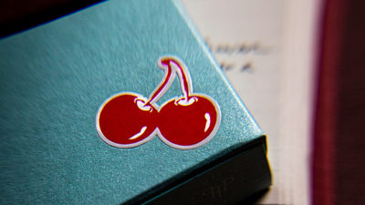 Cherry Casino House Deck, Tropicana Teal Playing Cards by Pure Imagination Projects - Image 3