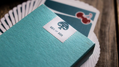 Cherry Casino House Deck, Tropicana Teal Playing Cards by Pure Imagination Projects - Image 4