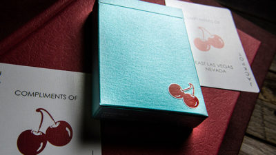 Cherry Casino House Deck, Tropicana Teal Playing Cards by Pure Imagination Projects - Image 5