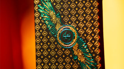 Aqua Falcon Throwing Cards, Foil by Rick Smith Jr. and De'vo - Image 2