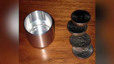 Leprechaun Sucker Cup Quarter/Euro by Chazpro Magic - Image 2