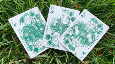 Grasshopper Dark, Olive Playing Cards - Image 5