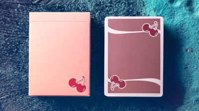 Cherry Casino House Deck Playing Cards, Flamingo Pink - Image 3