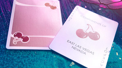 Cherry Casino House Deck Playing Cards, Flamingo Pink - Image 4