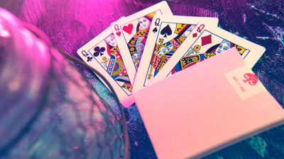 Cherry Casino House Deck Playing Cards, Flamingo Pink - Image 6
