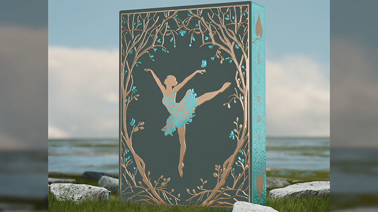 Entwined V1, Rose Summer Playing Cards