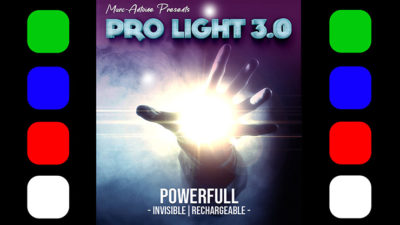 Pro Light 3.0 Green Pair, Gimmicks and Online Instructions by Marc Antoine