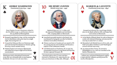 Famous Generals of the American Revolution Playing Cards - Image 2