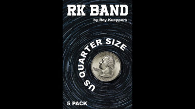 RK Bands Quarter Dollar Size For Flipper coins, 5 per package