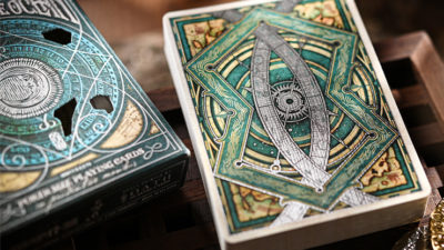 Eye of the Ocean Lunae, Teal Playing Cards - Image 3