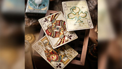 Eye of the Ocean Lunae, Teal Playing Cards - Image 4