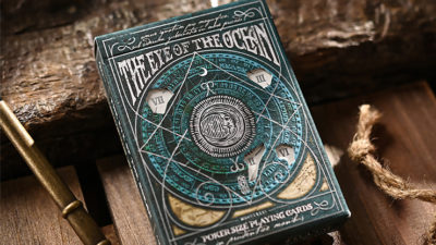 Eye of the Ocean Lunae, Teal Playing Cards
