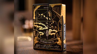 Gilded Eye of the Ocean Astra Polaris, Black Playing Cards - Image 2
