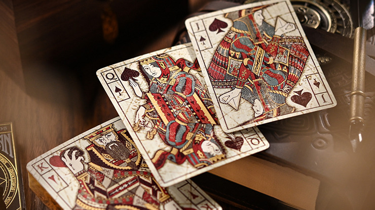 Gilded Eye of the Ocean Astra Polaris, Black Playing Cards - Image 6