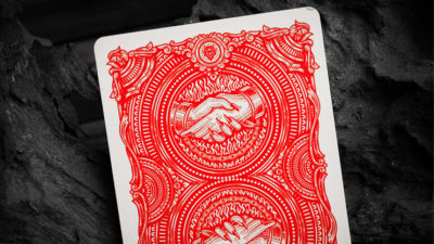 Deal with the Devil, Scarlet Red UV Playing Cards by Darkside Card Magic Co - Image 2