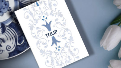 White Tulip Playing Cards Dutch Card House Company - Image 5