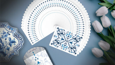 Music Box Collector's Set Playing Cards Dutch Card House Company - Image 3