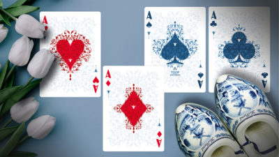 Music Box Collector's Set Playing Cards Dutch Card House Company - Image 4