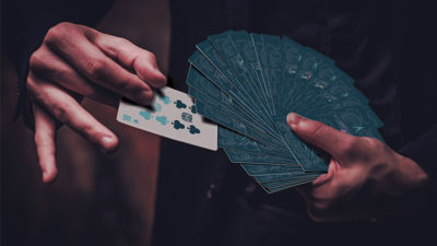 Owl, Blue Playing Cards