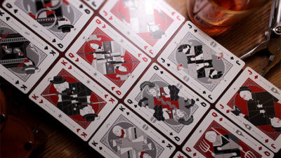 Rattler Gorge Gilded, Noir Playing Cards - Image 2