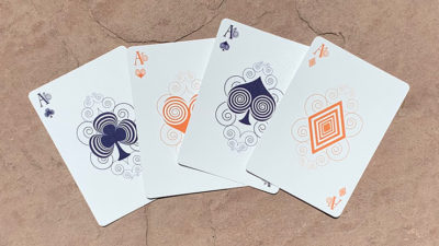 Gilded Bicycle Snail, Blue Playing Cards - Image 4