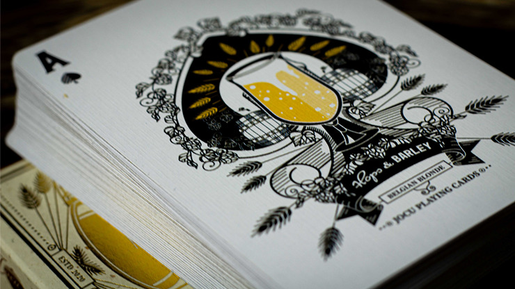Hops & Barley, Belgian Blond Playing Cards by JOCU Playing Cards - Image 3