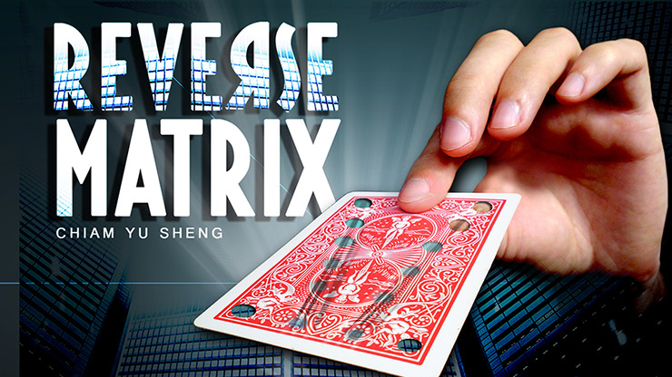 REVERSE MATRIX BLUE, Gimmicks and Online Instructions by Chiam Yu Sheng