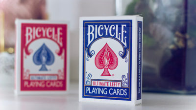 Bicycle Ultimate Lefty Deck Blue, Gimmicks and Online Instructions