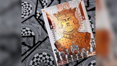 Kings Game White, NUMBERED SEAL Playing Cards