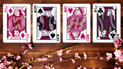 Leaves Summer Collector's White, Number Seal Playing Cards by Dutch Card House Company - Image 2