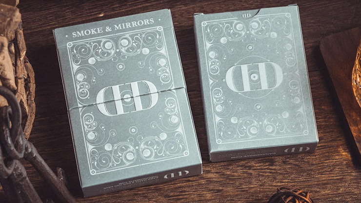 Smoke & Mirrors V8, Silver, Deluxe Edition Playing Cards by Dan & Dave - Image 2
