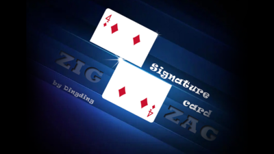 Signature Card Zig Zag by Dingding video (Download)