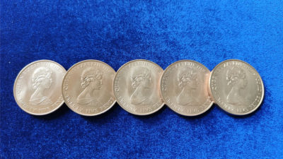 NORMAL COPPER COIN, 5 Dollar Sized Coins by N2G - Image 2