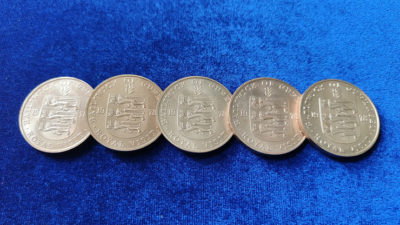 NORMAL COPPER COIN, 5 Dollar Sized Coins by N2G