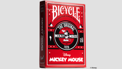 Bicycle Disney Classic Mickey Mouse, Red by US Card Magic Co.