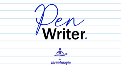 PEN WRITER Red, Gimmicks and Online Instructions by Vernet Magic