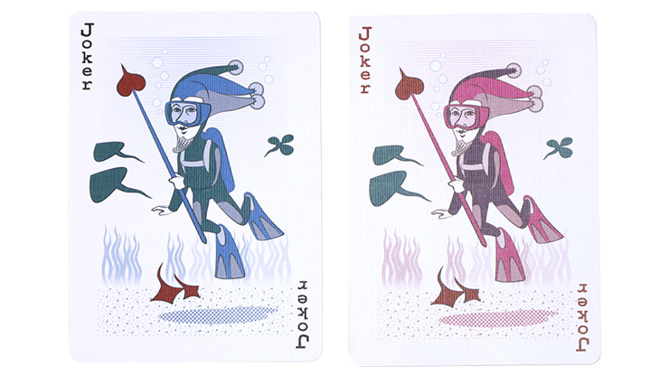 Gilded Bicycle Stingray, Teal Playing Cards - Image 2