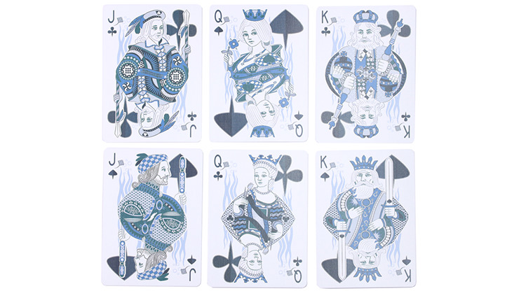 Gilded Bicycle Stingray, Teal Playing Cards - Image 4