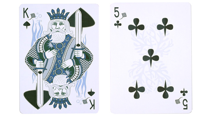 Gilded Bicycle Stingray, Teal Playing Cards - Image 6