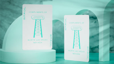 Jerry's Nugget Monotone, Tiffany Blue Playing Cards - Image 3