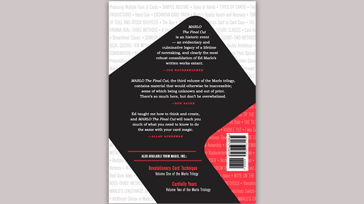 Marlo The Final Cut - Third Volume Of The Marlo Card Series - Image 2