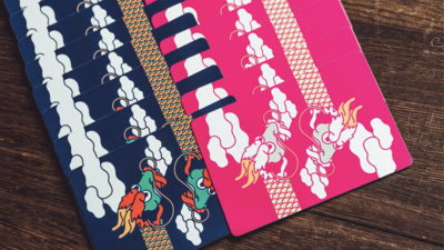The Dragon, Pink Gilded Playing Cards - Image 3