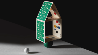 Eames inch Hang-It-All inch, Green Playing Cards by Art of Play - Image 2