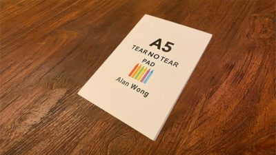 No Tear Pad, Medium, 6 inch x8 inch, Tear/No Tear Alternating by Alan Wong