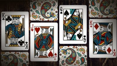 Paisley Poker Mini Playing Cards by Dutch Card House Company - Image 3